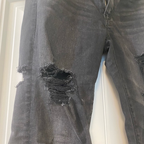 Black ripped skinny jeans - Picture 3 of 5